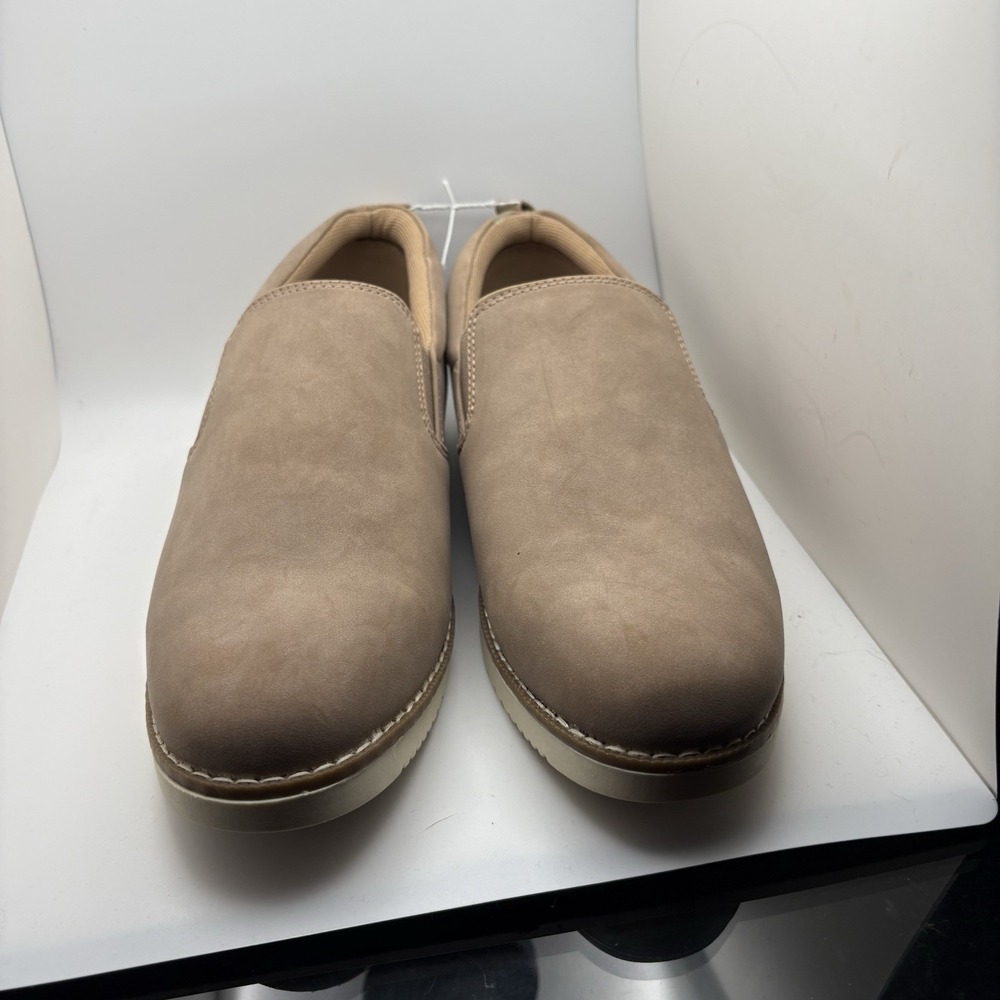 Goodfellow & Co Suede Liam Shoe Sneakers Mens 7 Taupe Beige Slip On Casual